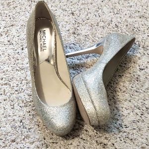 Michael Kors Silver Heels